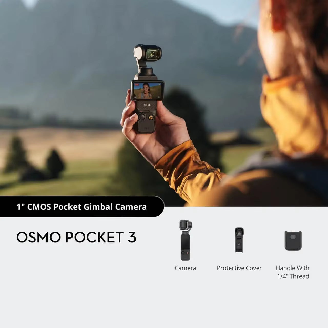 Osmo Pocket 3 Vlogging Camera 1-Inch CMOS &4K/120Fps 3-Axis Gimbal Mechanical Stabilization Original in Stock