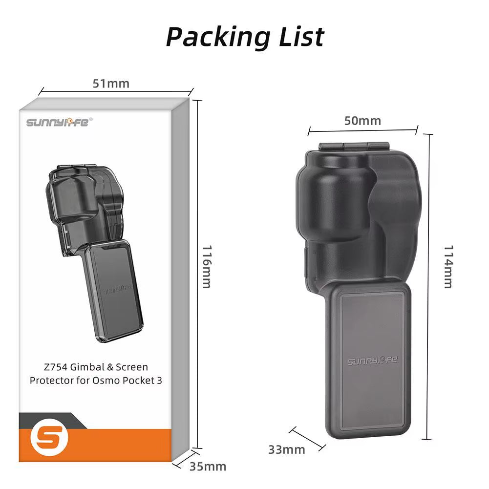 Plastic Case for  Osmo Pocket 3 Cover Protector Case Handheld Gimbal Camera for  OSMO Pocket 3 Accessories