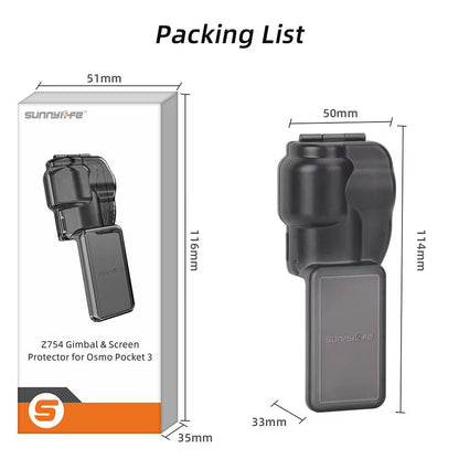 Plastic Case for  Osmo Pocket 3 Cover Protector Case Handheld Gimbal Camera for  OSMO Pocket 3 Accessories